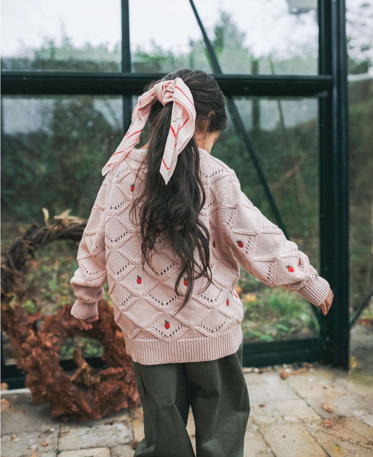 Mela Apple Cardigan | Peach Whip