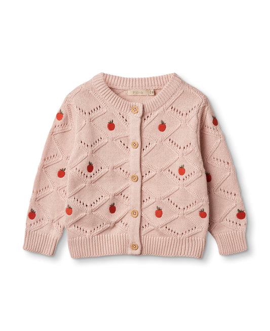 Mela Apple Cardigan | Peach Whip