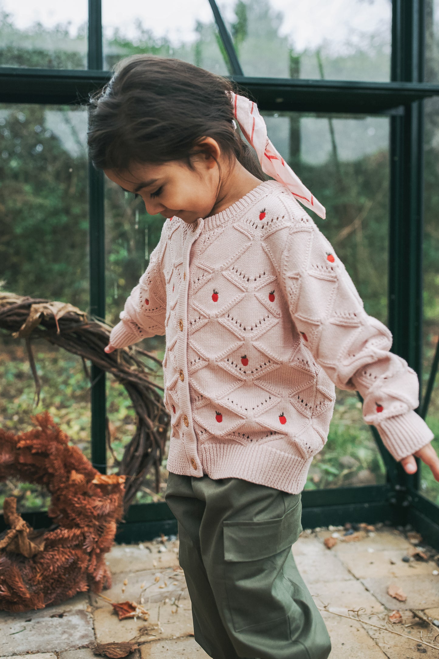 Mela Apple Cardigan | Peach Whip